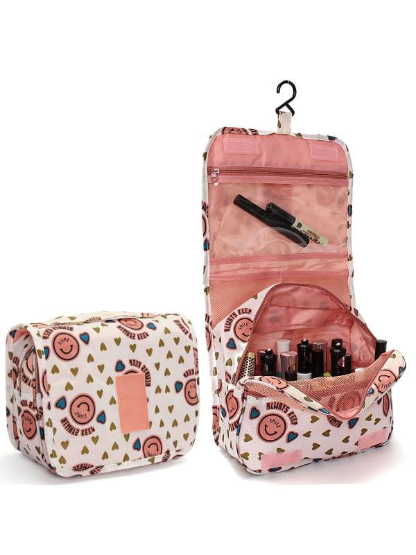 Travel Toiletry Wash Cosmetic Bag ,Makeup Storage Case,Hanging Organizer Bag,Travel Cosmetic Makeup Toiletry Case Carry Tote Wash Organizer Storage